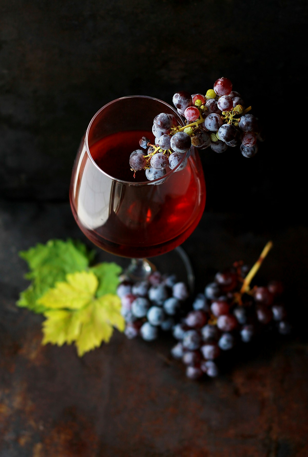 Dark grapes Cabernet